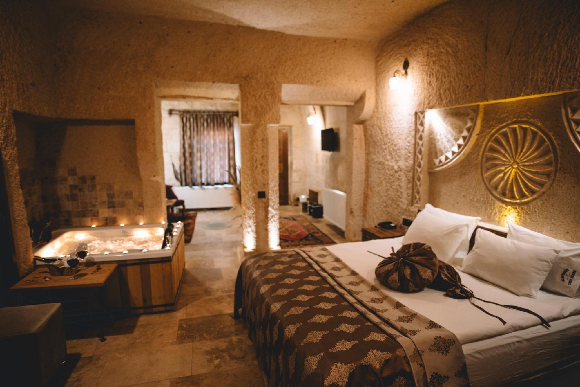 Bed and Breakfast Cavusin Cave House-Cappadocia Göreme Exterior foto